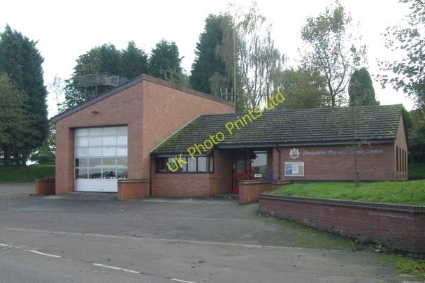Photo 6"x4" Hodnet fire station Hodnet c2006