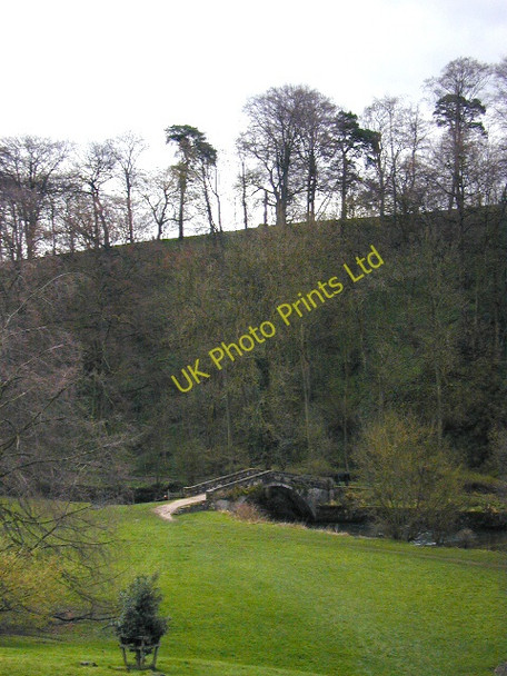 Photo 6"x4" Bridge over the River Manifold at Ilam Hall Ilam c2004