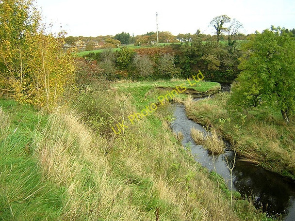 Photo 6"x4" Bend on Calder Water at Langlands Kelvin\/NS6352 c2006