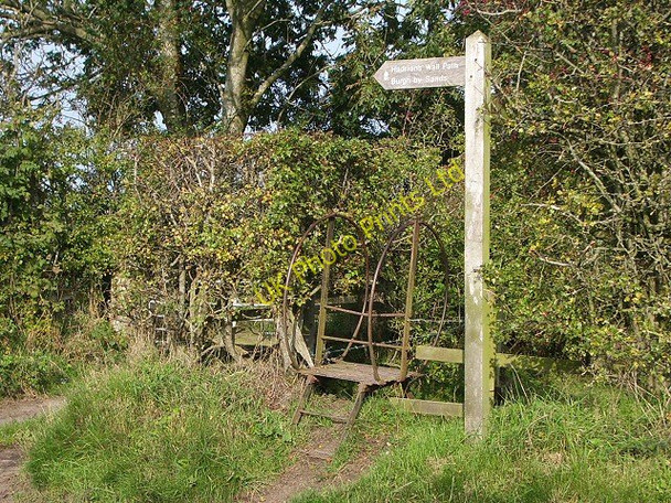 Photo 6"x4" Stile on Hadrians Wall Path Beaumont\/NY3459 c2006