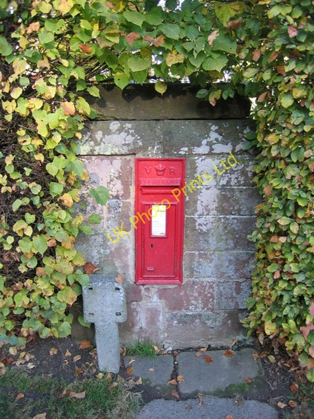 Photo 6"x4" Victorian Postbox Poulton\/SJ3958 c2006