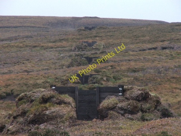 Photo 6"x4" Line of Grouse Butts Walden c2006