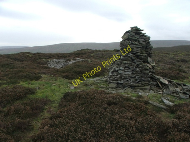 Photo 6"x4" Cairn on Wassett Fell Top.. Newbiggin\/SD9985 c2006