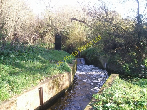 Photo 6"x4" Sluice at Dimmingsdale Lock Orton\/SO8695 c2006
