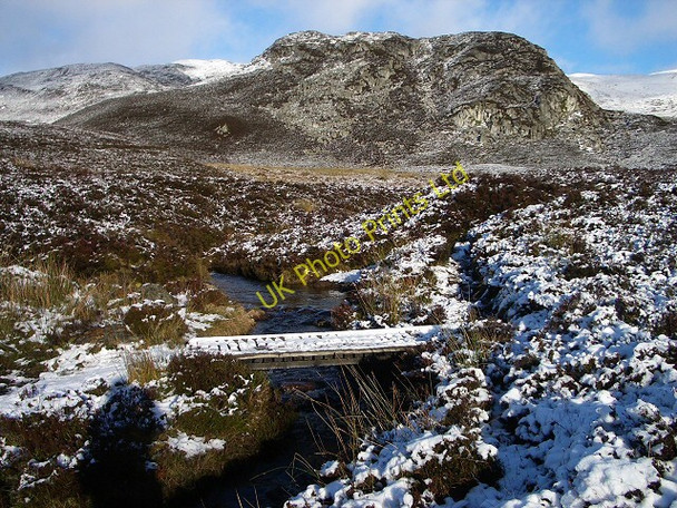Photo 6"x4" Footbridge below Meall na Moine Killiecrankie c2006