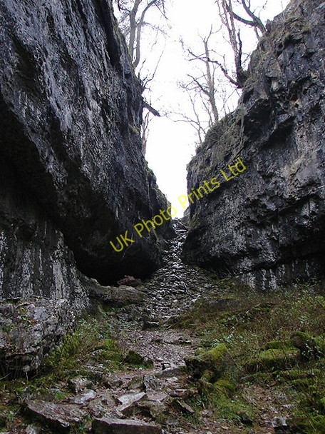 Photo 6"x4" Trow Gill Clapham\/SD7469 c2006