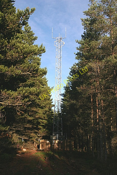 Photo 6"x4" Telephone Mast Fochabers c2006