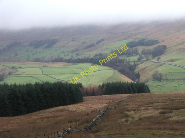 Photo 6"x4" Forestry and Moorland above Beckermonds. Beckermonds c2006