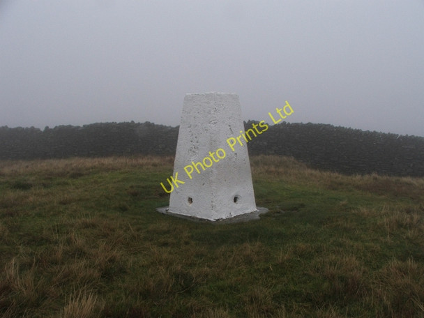 Photo 6"x4" Trig Point on Horse Head. Halton Gill c2006