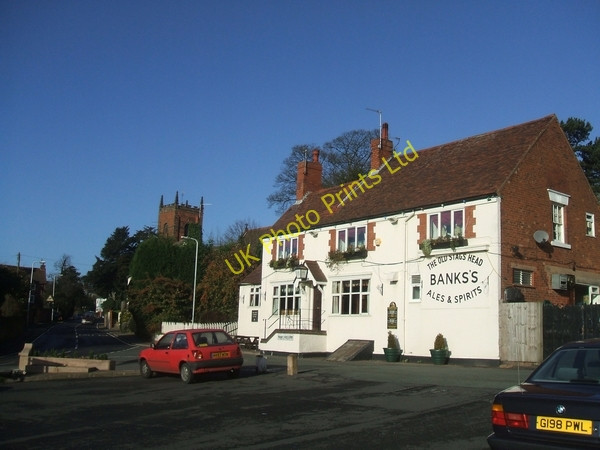 Photo 6"x4" The Old Stags Head near Penn Common Sedgley c2006