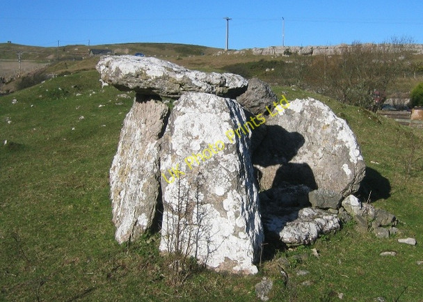 Photo 6"x4" Siambr Gladdu\/Burial Chamber Llandudno c2004