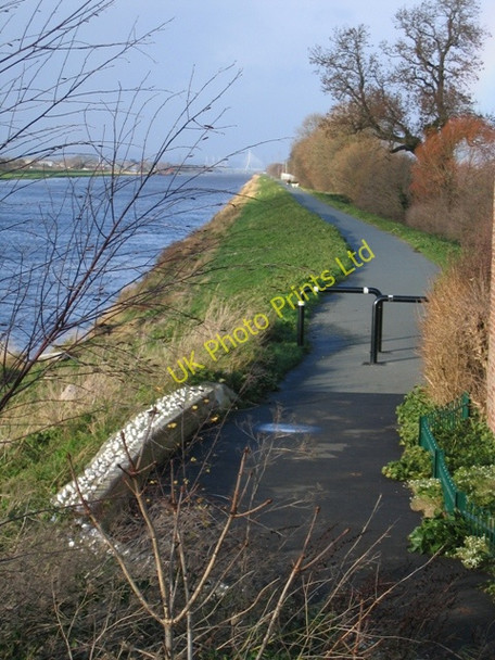 Photo 6"x4" Cycleway at Higher Ferry Saltney c2006