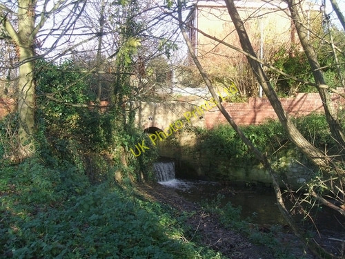 Photo 6"x4" Dam Pool Bridge over the Wom Brook Wombourne c2006