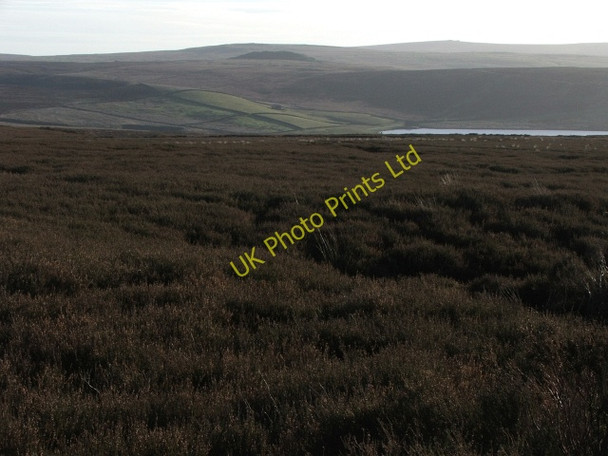 Photo 6"x4" Appletreewick Moor. Grimwith Resr c2006