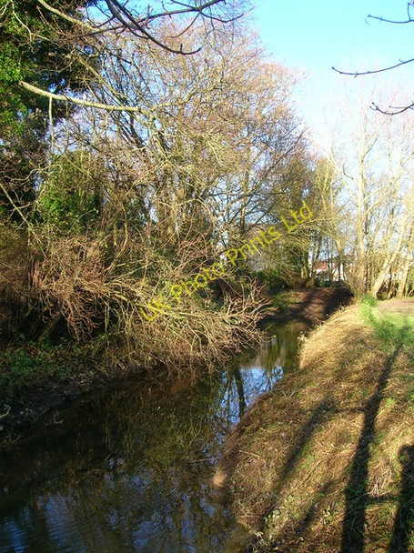 Photo 6"x4" Winterbourne Stream Lewes c2006