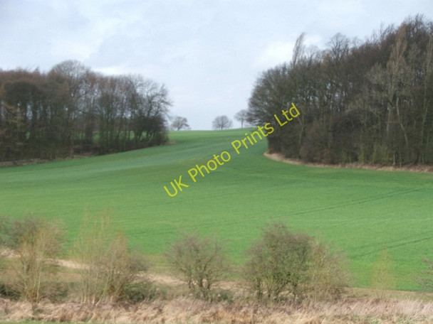 Photo 6"x4" Farmland between the Garden Plantation and Millcliff Wood - March 2006 Notton\/SE3413 c2006