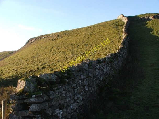 Photo 6"x4" Drystone Wall on New Pasture Allotments. High Wood\/SD9582 c2006
