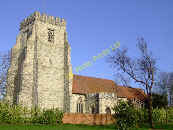 Photo 6"x4" Canewdon Parish Church: St Nicholas Canewdon c2006