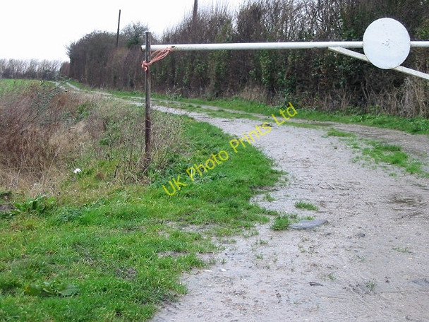 Photo 6"x4" Track from The Groves to Brook Farm. Groves\/TR2657 c2007