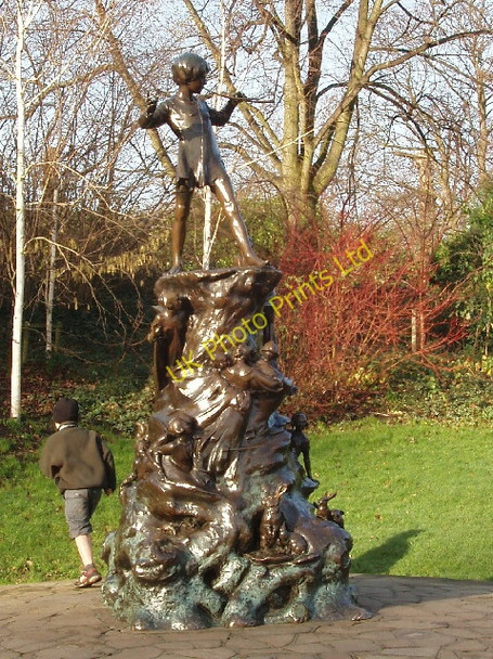 Photo 6"x4" Statue of Peter Pan, Hyde Park Paddington\/TQ2681 c2007