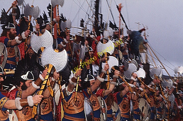 Photo 6"x4" Up Helly Aa  (2) - the Jarl Squad Lerwick c1973