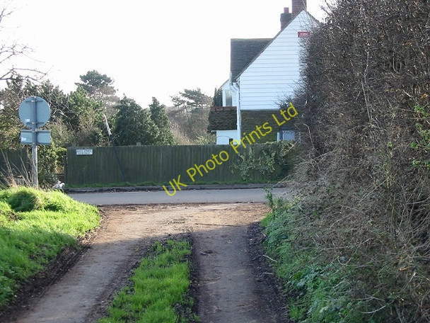 Photo 6"x4" Junction of minor road with Grove Road at Frognall. Ickham c2007