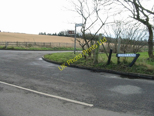 Photo 6"x4" Junction of Covet Lane and Valley Road. Barham\/TR2050 c2007