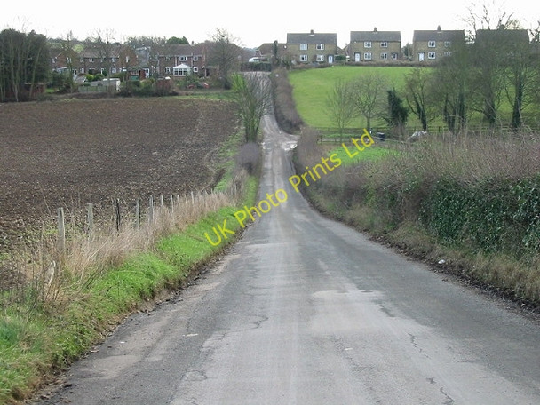 Photo 6"x4" Looking SE along Pett Hill. Bridge\/TR1854 c2007
