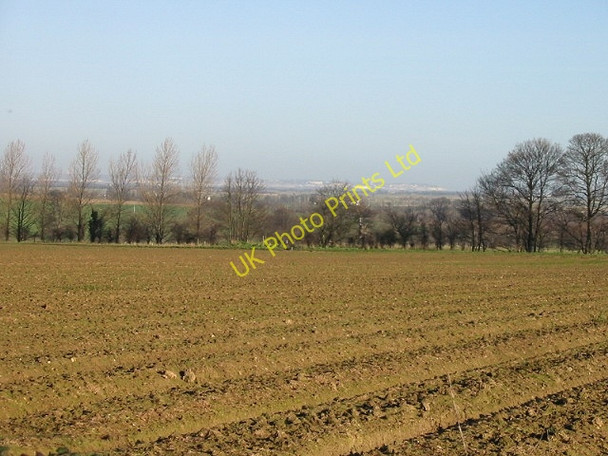 Photo 6"x4" View looking NE across farmland Great Mongeham c2007