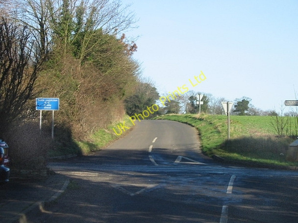 Photo 6"x4" Crossroads on Stoneheap Road East Studdal c2007