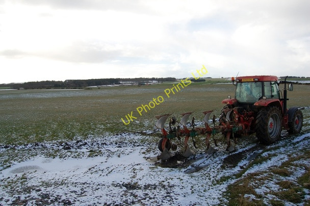 Photo 6"x4" Ready for ploughing Udny Station c2007