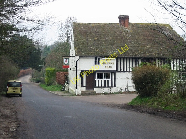 Photo 6"x4" The Griffins Head, Chillenden Chillenden c2007
