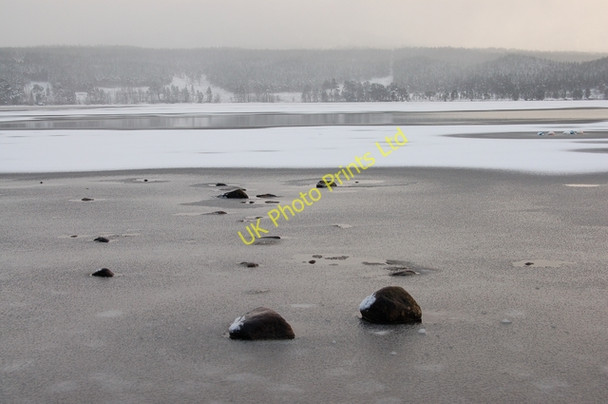 Photo 6"x4" Ice on Loch Morlich Loch Morlich c2007