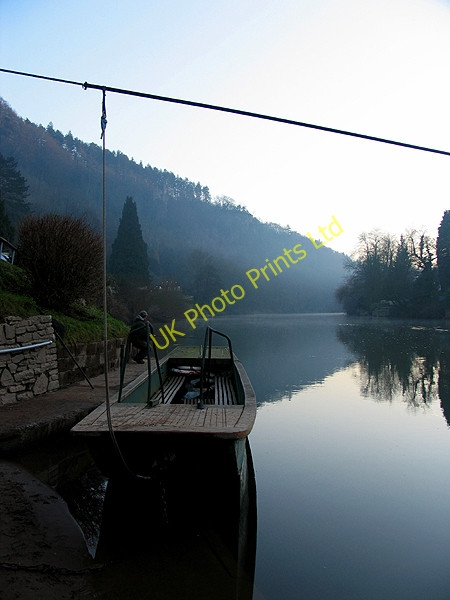Photo 6"x4" Symonds Yat Ferry: Symonds Yat East Hillersland c2007