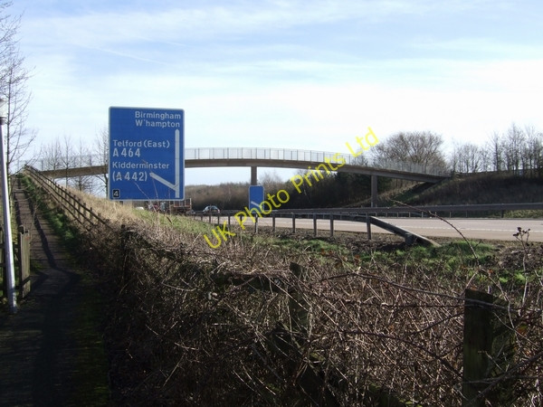 Photo 6"x4" M54 Footbridge Stafford Park Telford c2007