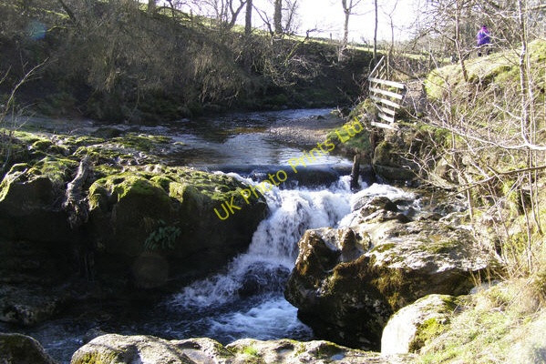 Photo 6"x4" Fairy Kettle Waterfall Caldbeck c2007