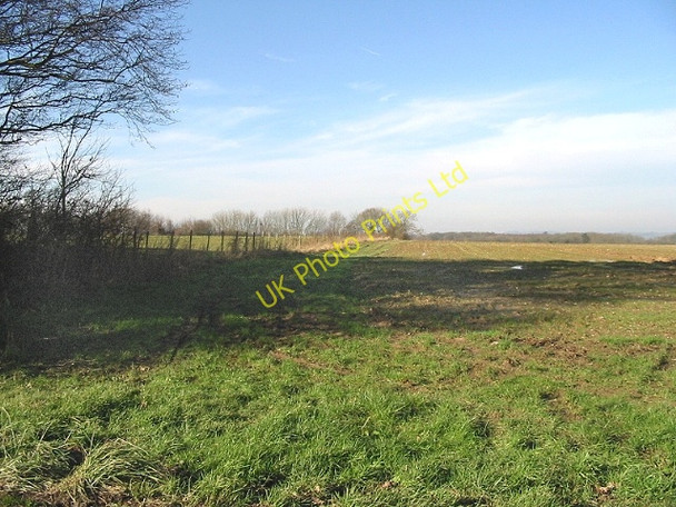 Photo 6"x4" Looking W from Hardres Court Road Upper Hardres Court c2007