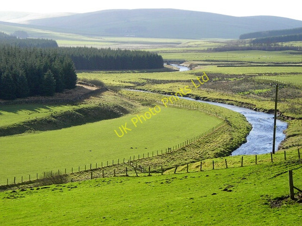 Photo 6"x4" View Up Valley of Duneaton Water Crawfordjohn c2007