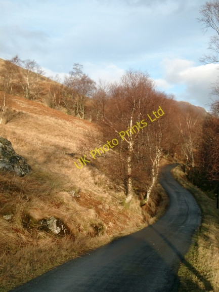 Photo 6"x4" Winter Afternoon near Loch Doine River Larig\/NN4518 c2007
