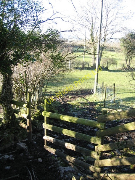 Photo 6"x4" Footpath towards Creigiog-Ucha Bryn-yr-ogof c2007