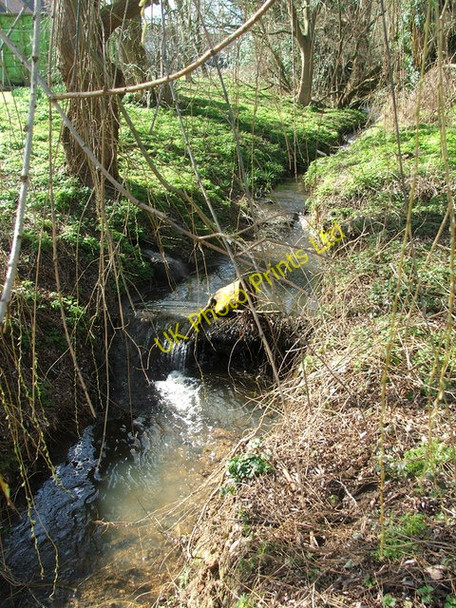 Photo 6"x4" Stream flowing from Boxer's Lake to Salmon's Brook, Enfield Southgate\/TQ3094 c2007