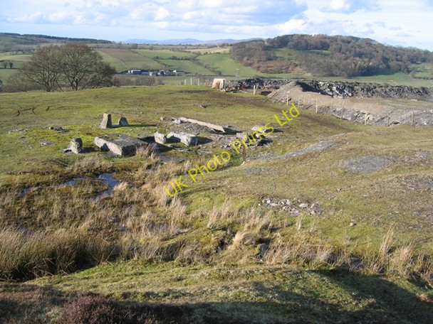 Photo 6"x4" Remains of Quarry Buildings below Llantysilio Mountain Bryneglwys\/SJ1447 c2007