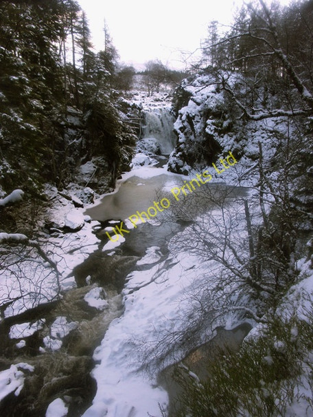 Photo 6"x4" Falls of Pattack Kinloch Loggan c2005
