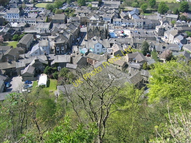 Photo 6"x4" Settle from Castlebergh Viewpoint Settle c2007