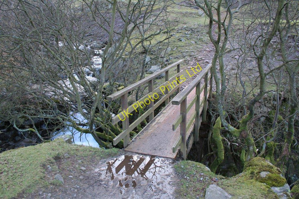 Photo 6"x4" Footbridge, Tongue Gill Town Head\/NY3309 c2007