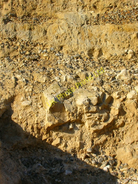 Photo 6"x4" Raised Beach Black Rock\/TQ3303 c2007