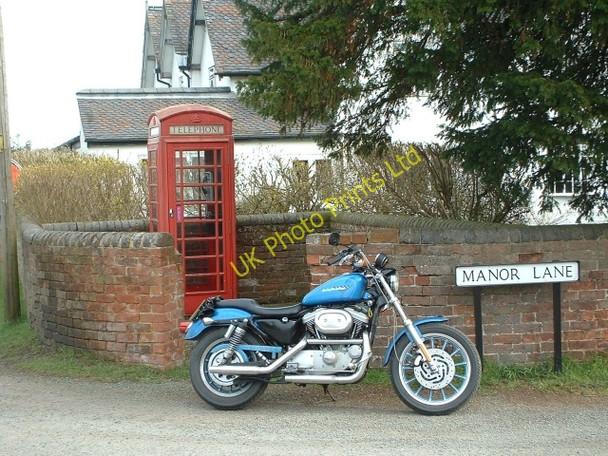 Photo 6"x4" Newton Telephone Box Newton\/SK0325 c2007