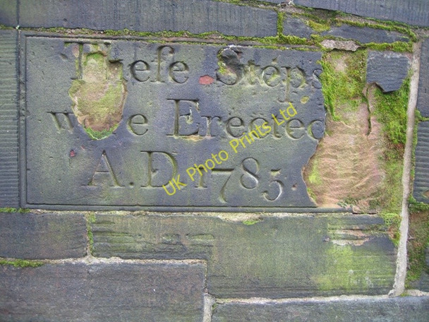 Photo 6"x4" Inscription by the Wishing Steps on Chester's City Walls Chester c2007