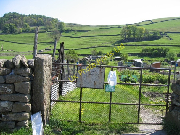 Photo 6"x4" Dog Meadow Allotments, Brockhole Lane Settle c2007