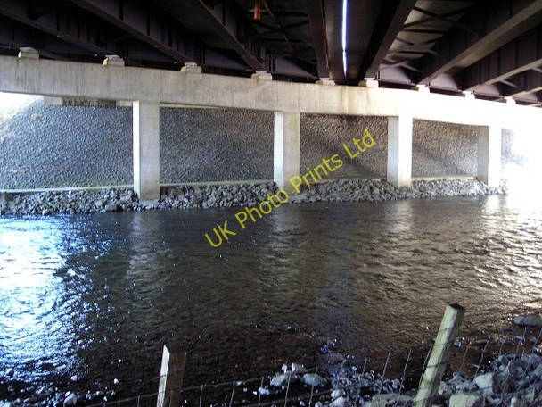 Photo 6"x4" River Clyde Under The Motorway Near Crawford Elvanfoot c2007